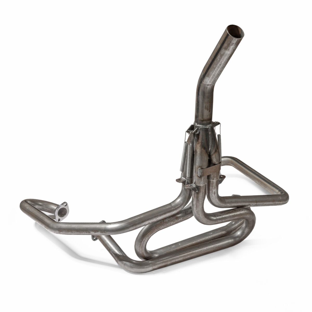 Tri-Mil Bobcat Raw Steel 1 1/2" Exhaust, with Stinger