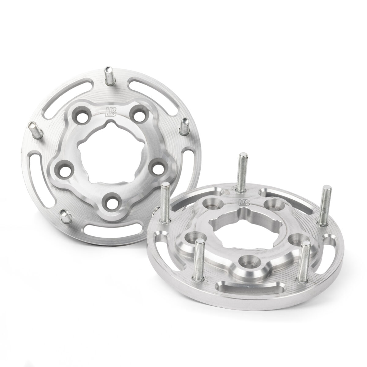 5x130 to 5x205 PCD Low Offset Billet CNC Wheel Adapters, (Porsche - Early Wide 5)