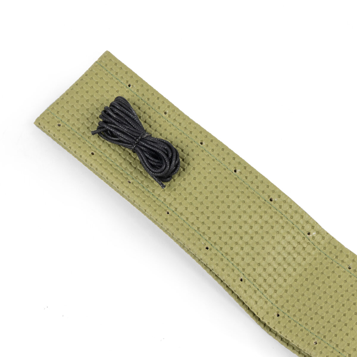 Green Vinyl Leather Basket Weave Steering Wheel Cover, Beetle Ghia Type 3