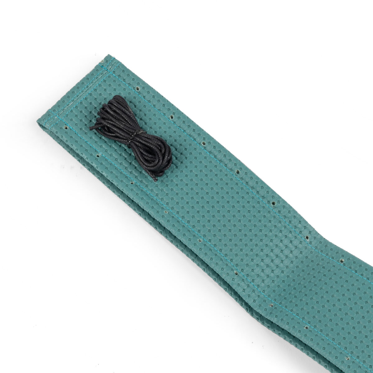 Turquoise Blue Vinyl Leather Basket Weave Steering Wheel Cover, Beetle Ghia Type 3
