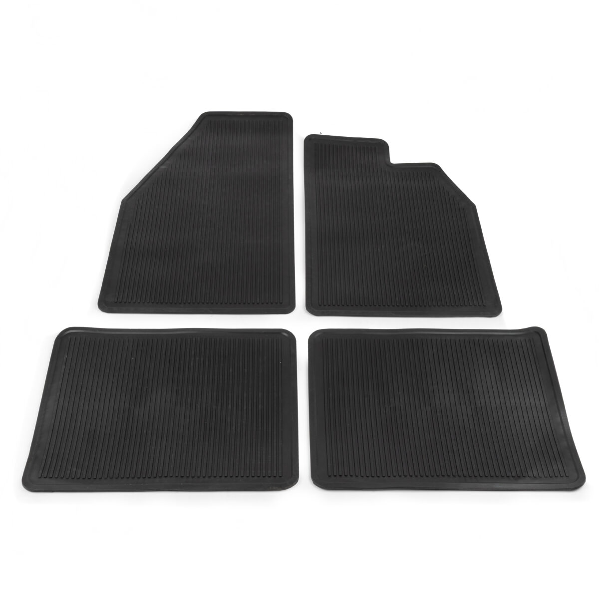 1950-79 Beetle Right Hand Drive Long Rib Rubber Floor Mat Set