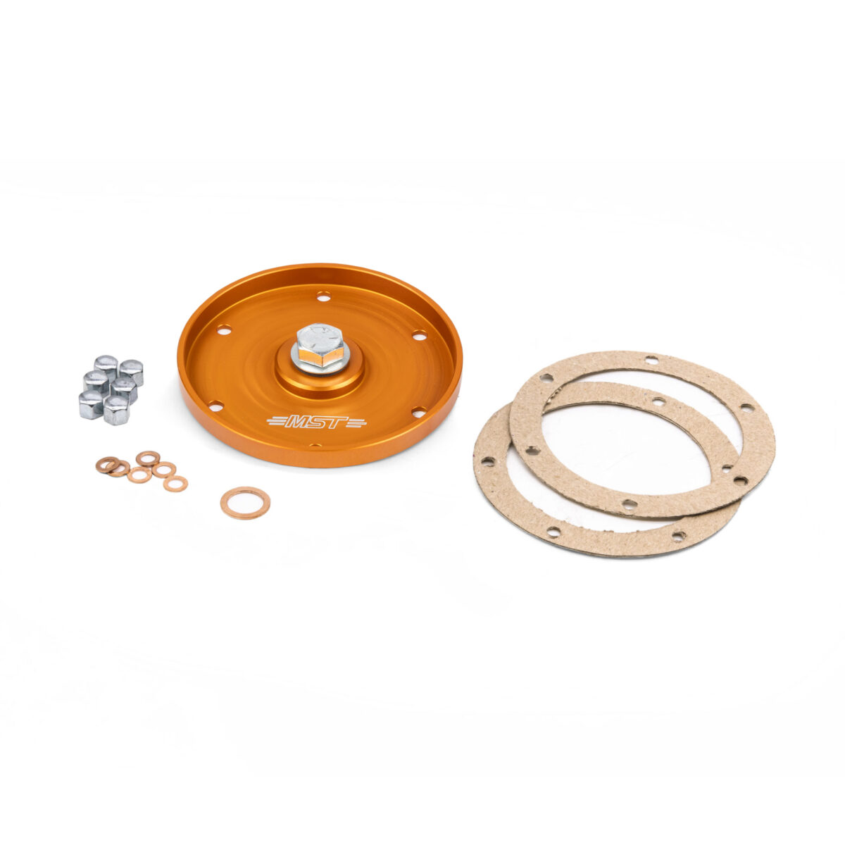 MST Oil Sump Cover Plate (with hardware), Orange