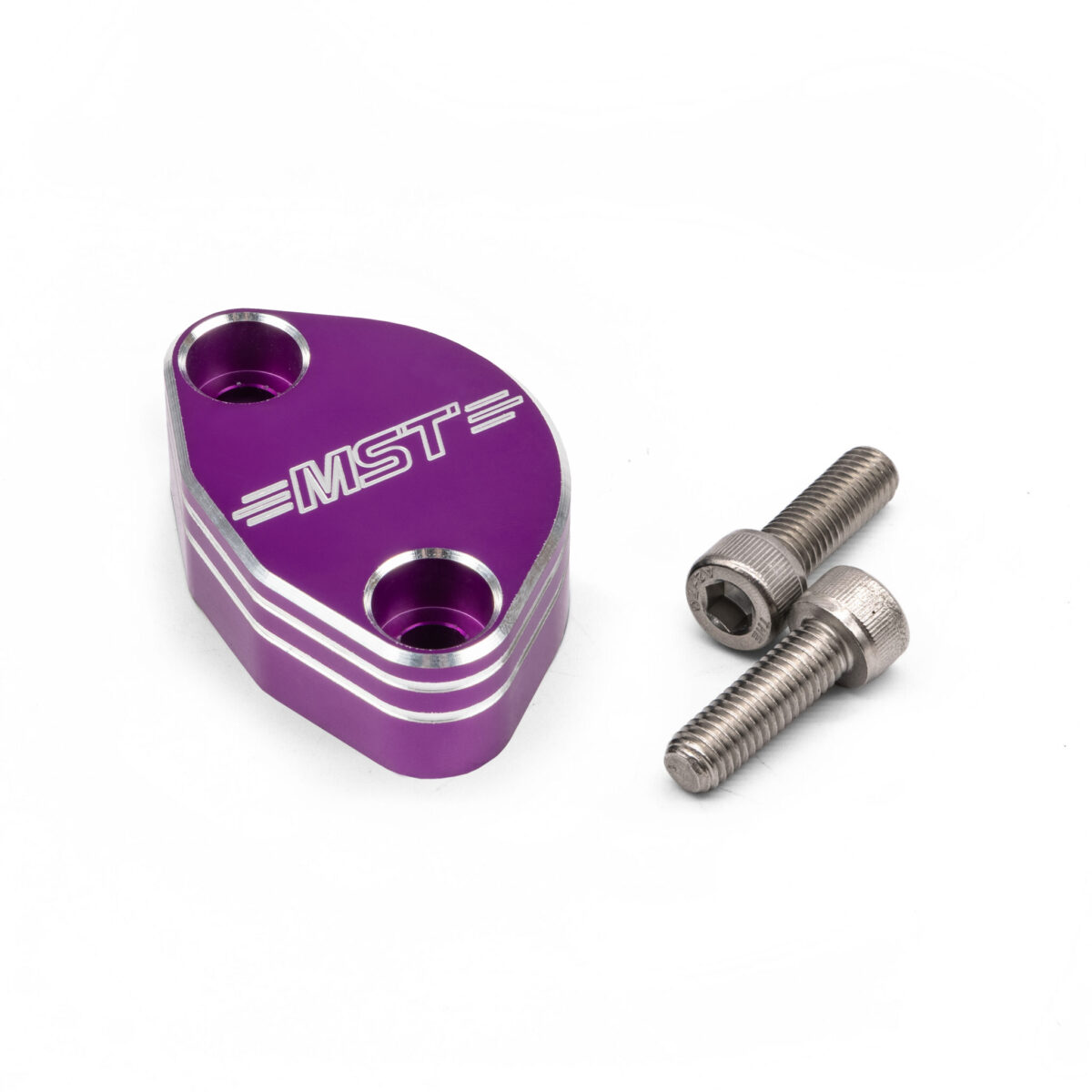 T1 MST Fuel Pump Block Off, Purple