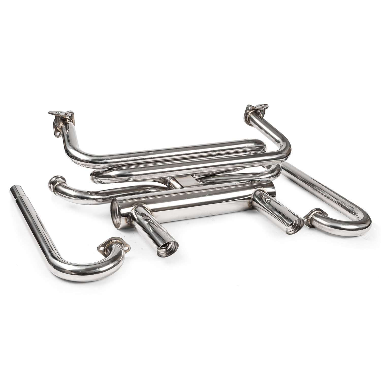 Limebug Stainless Steel Complete Twin Tip Performance Exhaust System w/ J Tubes