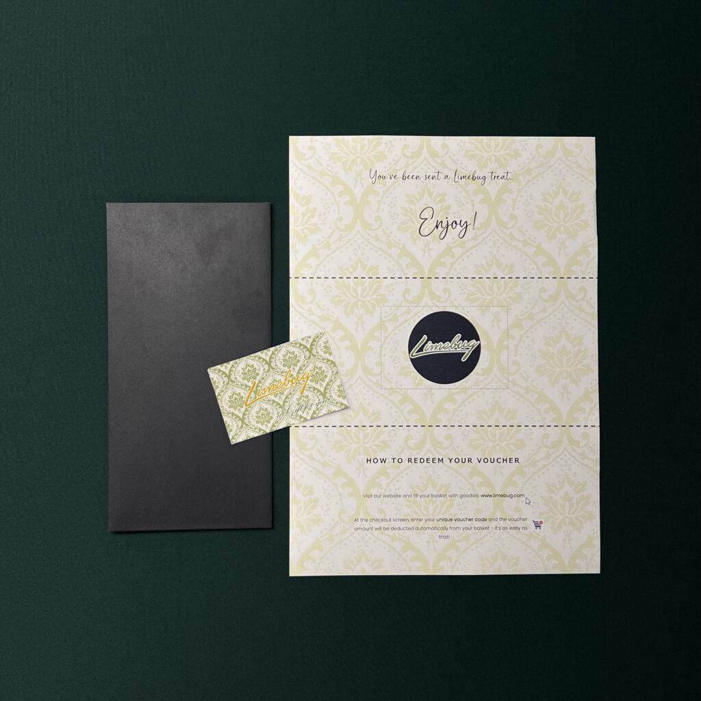 Limebug Gift Card (Physical Presentation Pack)