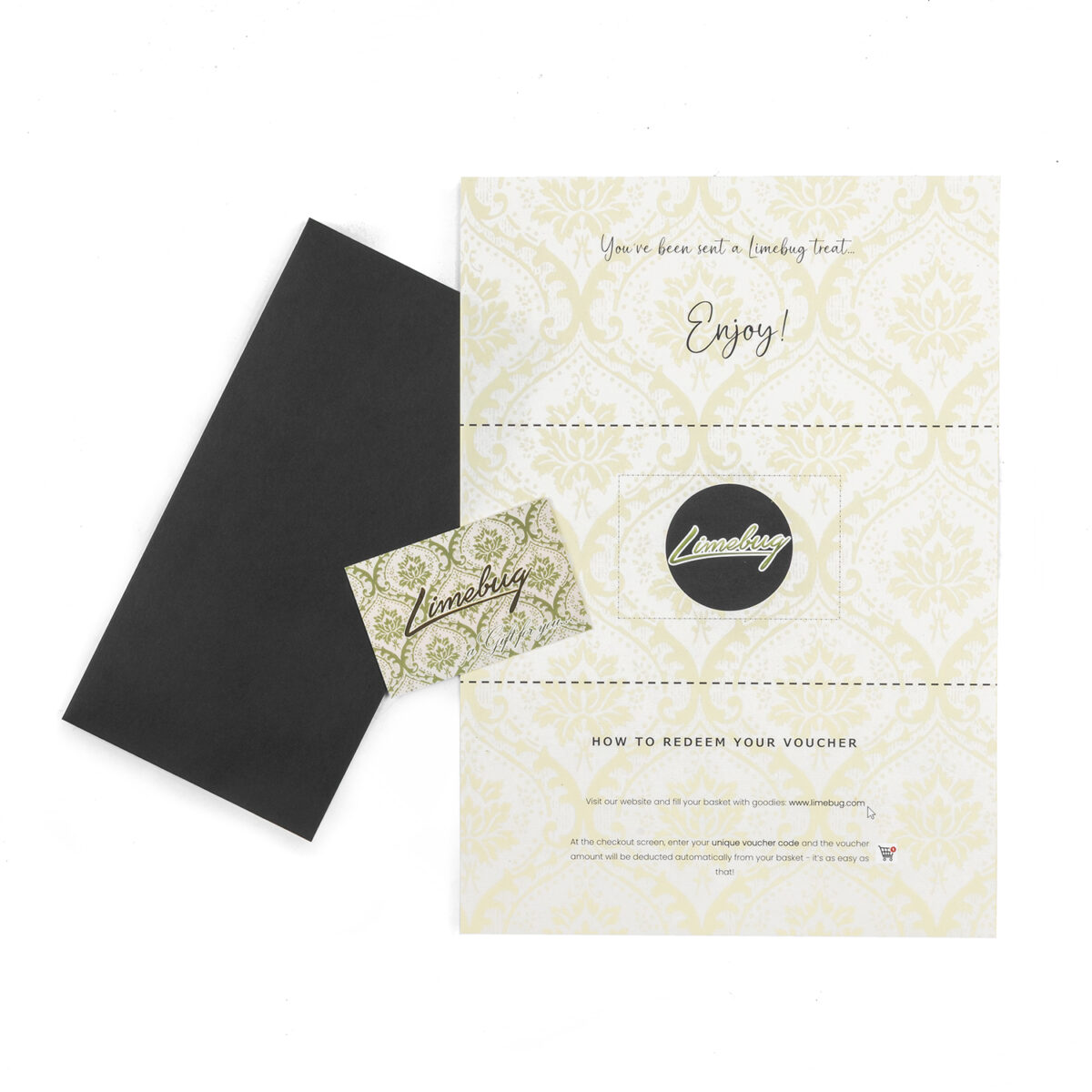 Limebug Gift Card Coupon Voucher (Physical Presentation Pack)