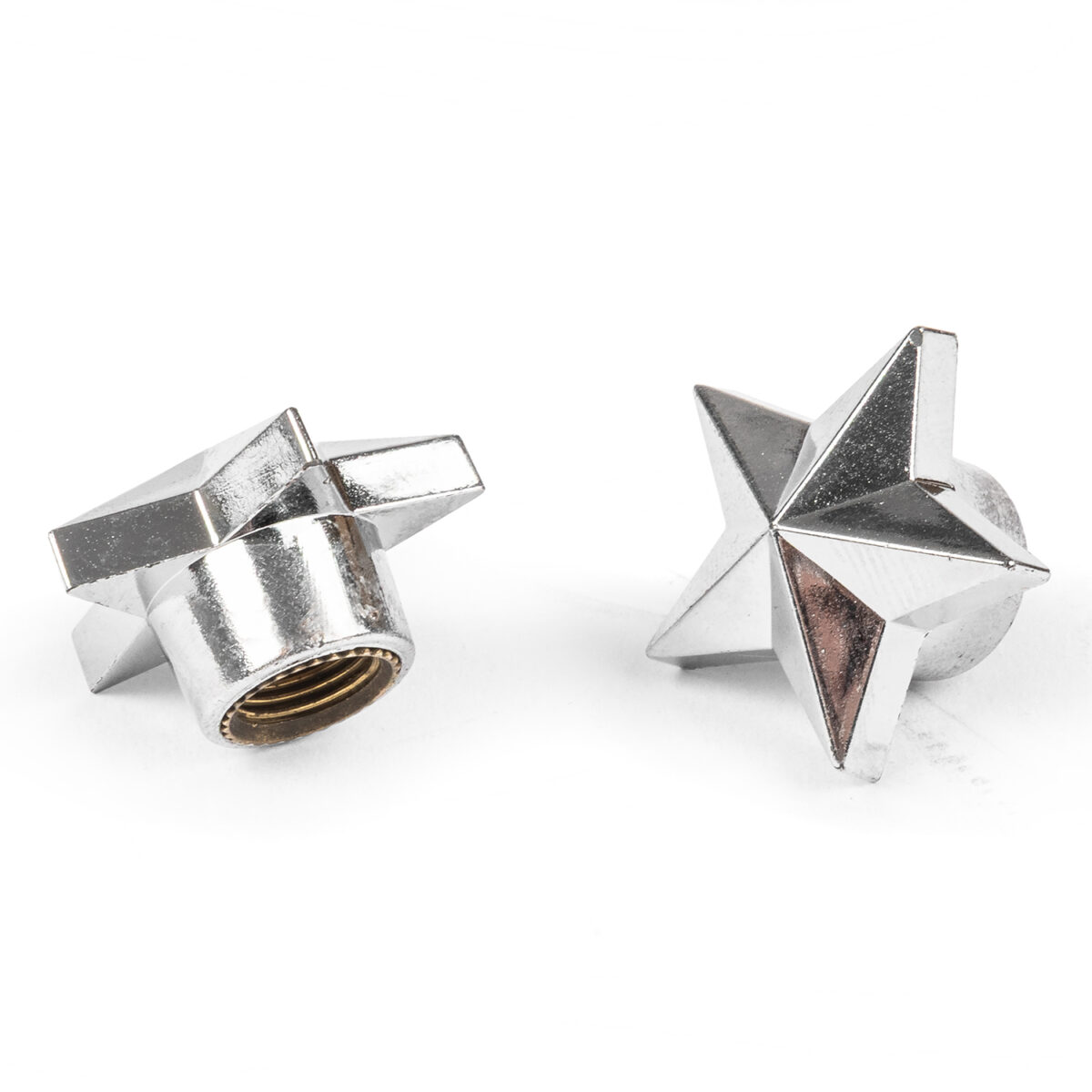 Mooneyes Star Valve Caps, Pair