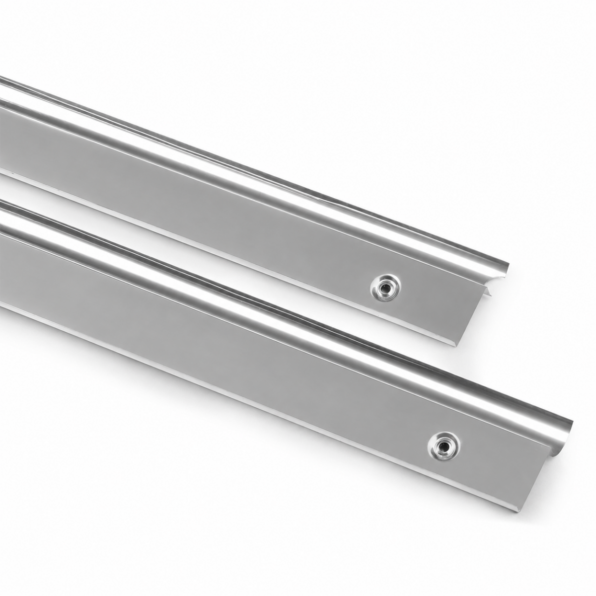 1950-79 Beetle Chrome Door Sill Trim Cover Set, Pair