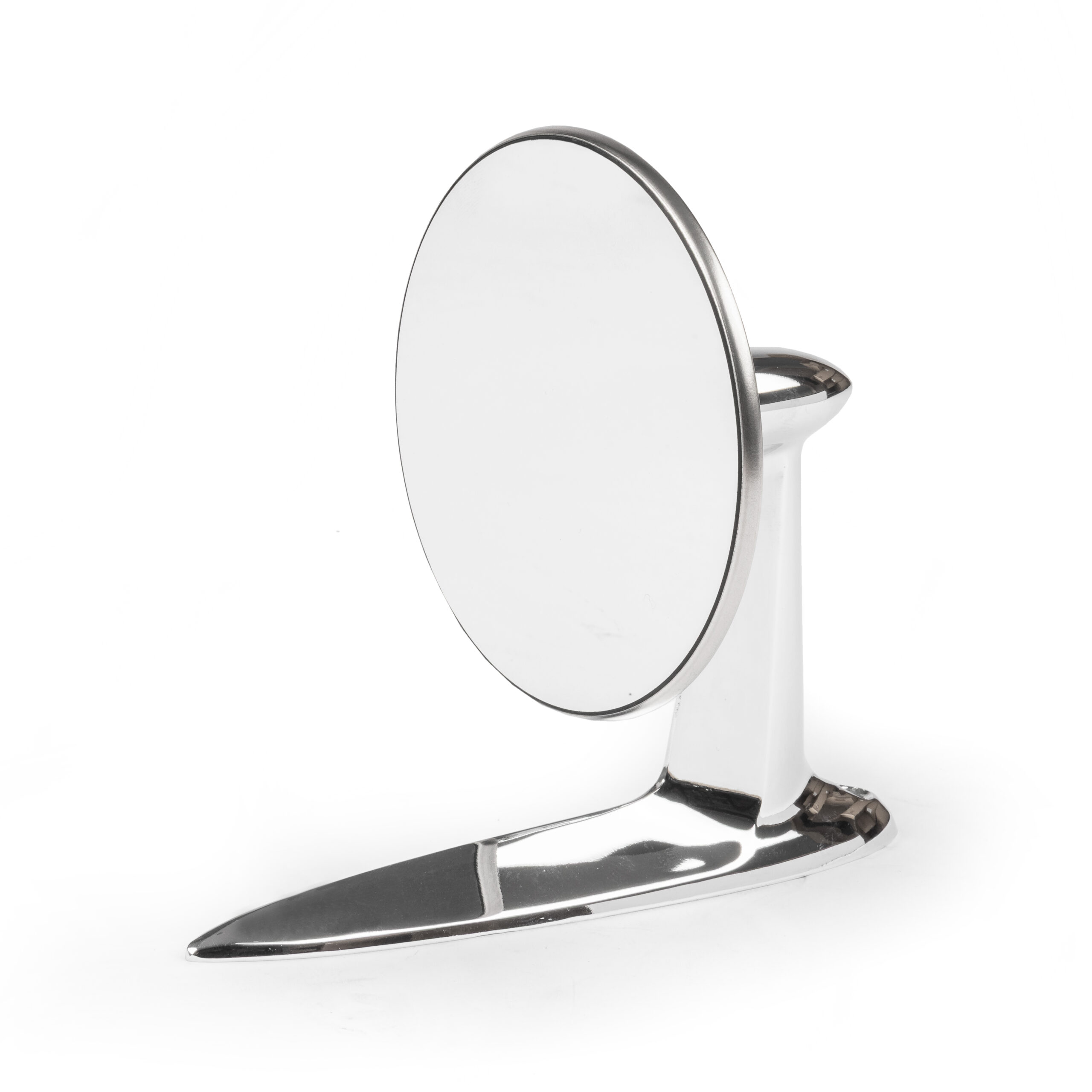 Slip Stream Base Round Mirror