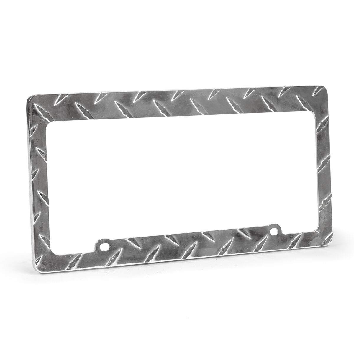 Chrome Barbed Wire US Style License Plate Frame Custom