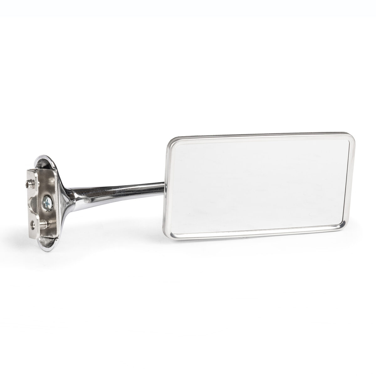 Rectangular Mirror, Stainless Steel, 6" Arm