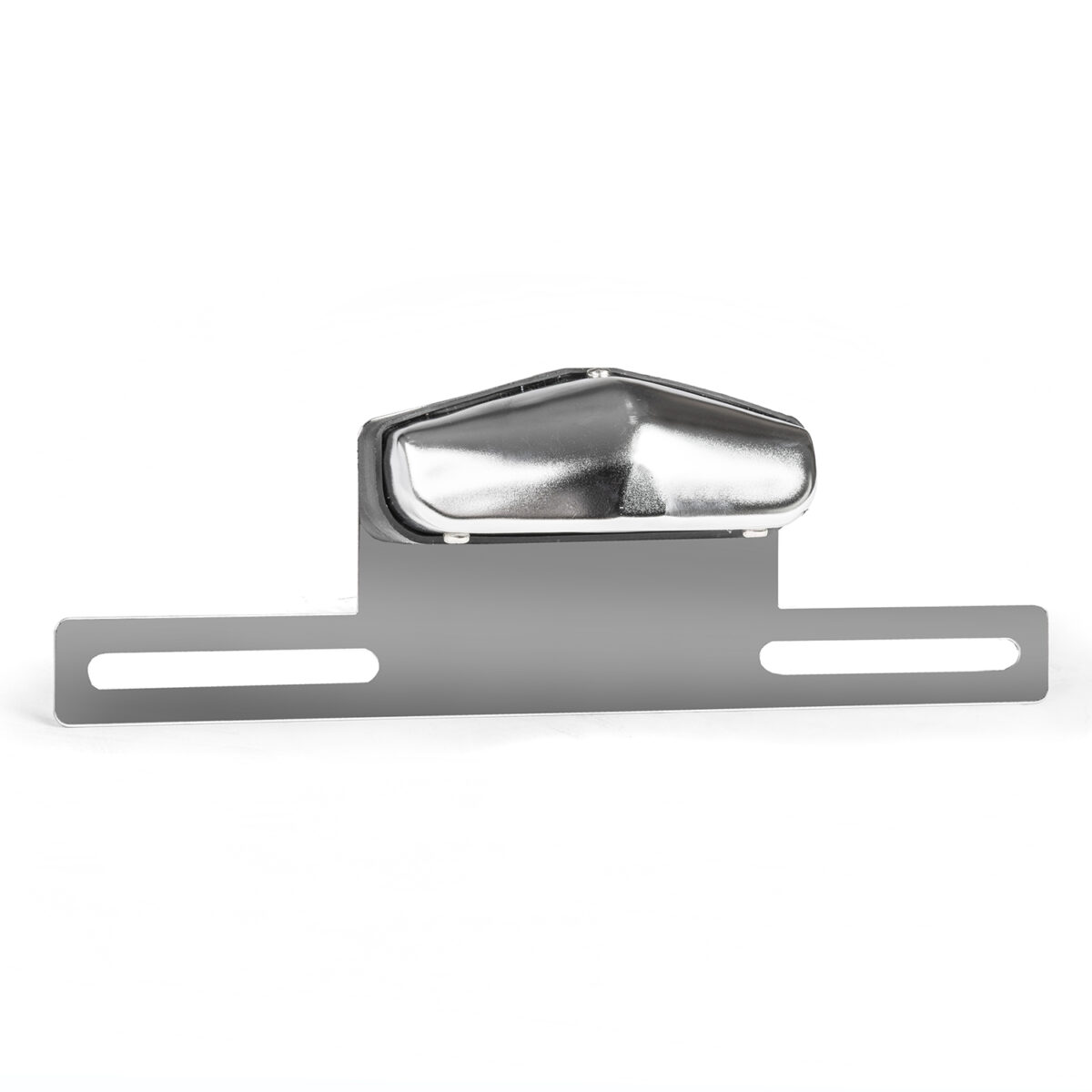 Universal Chrome License Plate Light with Bracket