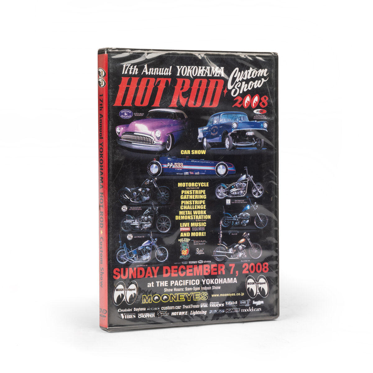 NOS Original Sealed Mooneyes Japan Yokohama Hot Rod Custom Show 2008 DVD