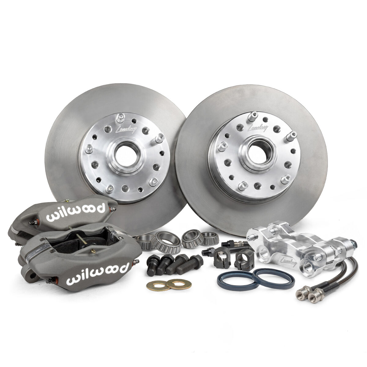 1968-79 Bay Window Titan Wilwood 5x130 / 5x112 4-Piston Front Disk Brake Kit