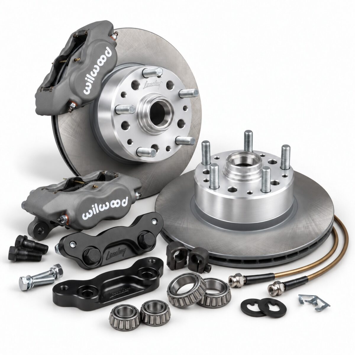 Bay Window 1968-79 Front Disk Brake Kit Wilwood Titan Limebug 5x130 (Porsche Pattern), 5x112