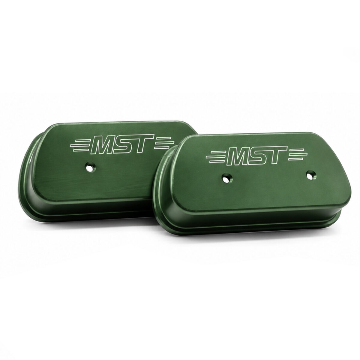 MST High Lift Billet Aluminium Rocker Covers Kelly Green
