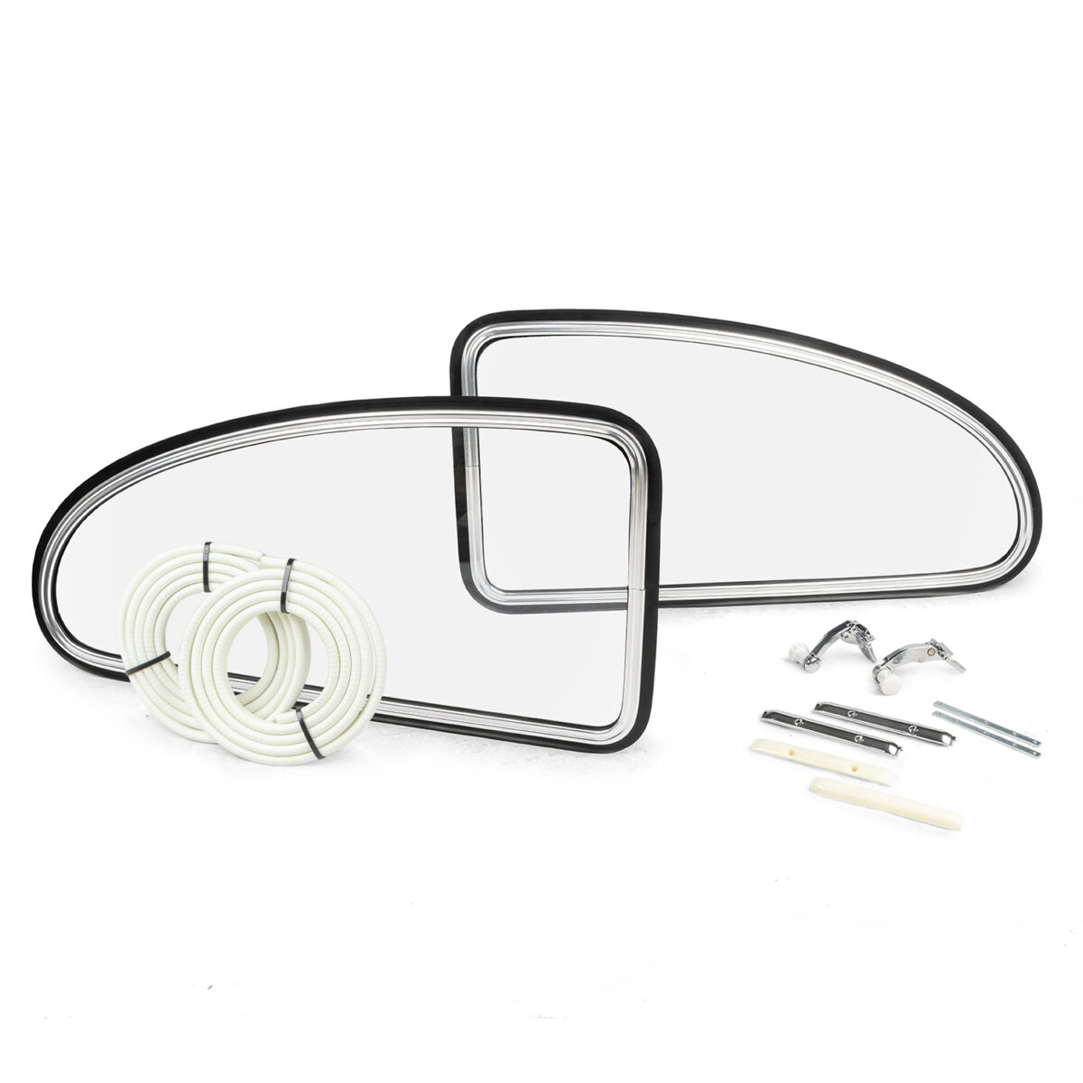 1950-64 Beetle OE Style Side Pop Out Safari Window with Glass Kit