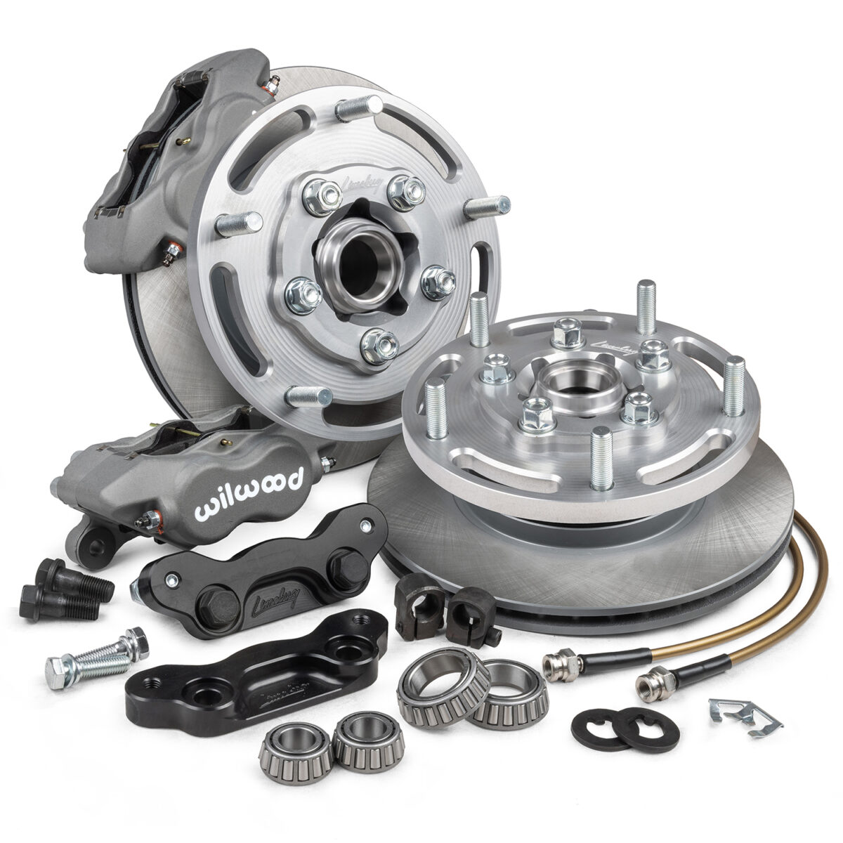 1968-79 Bay Window Titan Wilwood 5x205 4-Piston Front Disk Brake Kit