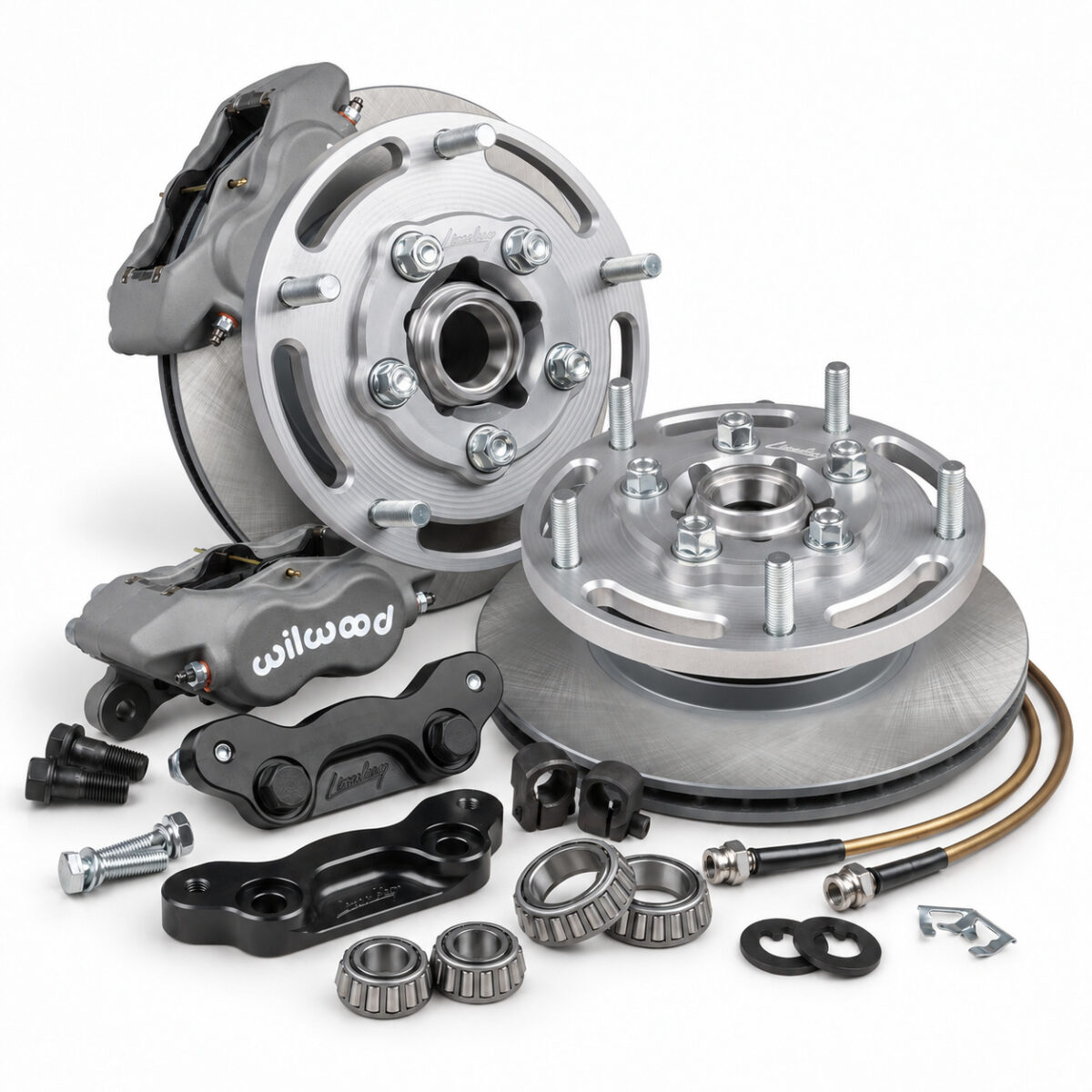 Limebug Wide 5 Bay Window Front Disk Brake Kit 1968-79