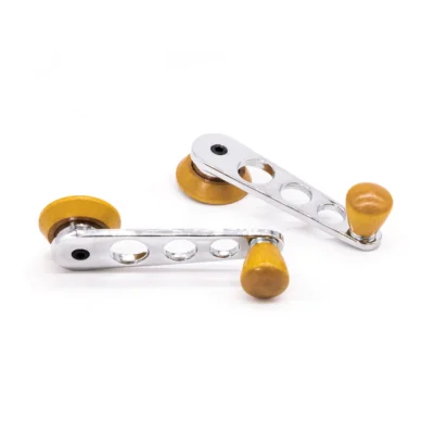 T1 / T2 68- Chrome / Pine Wood Window Winders
