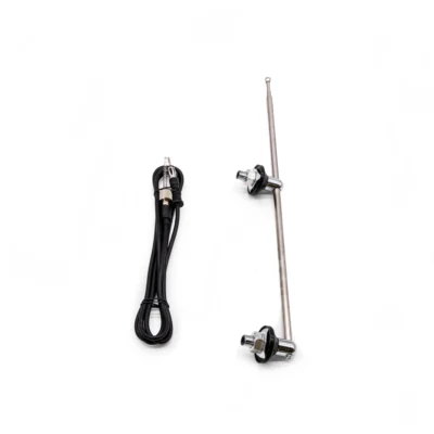 T1 / T2 Twin Post Antenna, Chrome
