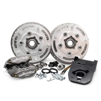 Pre 65 Beetle / Ghia Titan Wilwood 4-Piston Link Pin 5x205 Front Disk Brake Kit