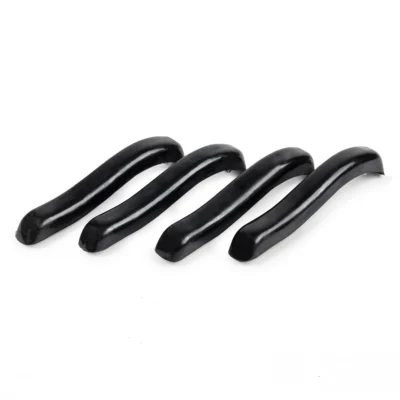 Flat 4 Blade Bumper Overrider Rubber Guard Protectors, Set of 4