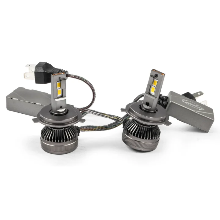 H4 Headlight Conversion 12V LED Bulbs Warm White, Pair