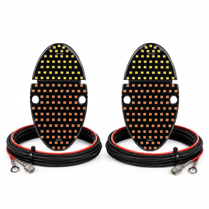 T1 1962-67 Beetle LED Rear Tail Light Conversion Kit, 6V / 12V