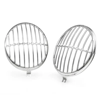 Porsche 356 Stainless Headlamp Grills, Pair
